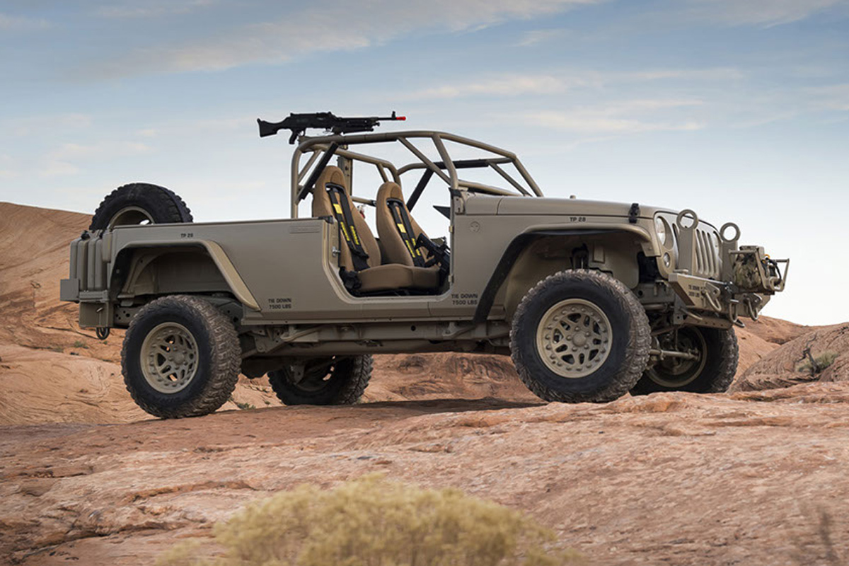 DSI Jeep COMMANDO Wrangler Concept Debuted at Moab Up For Auction - Off
