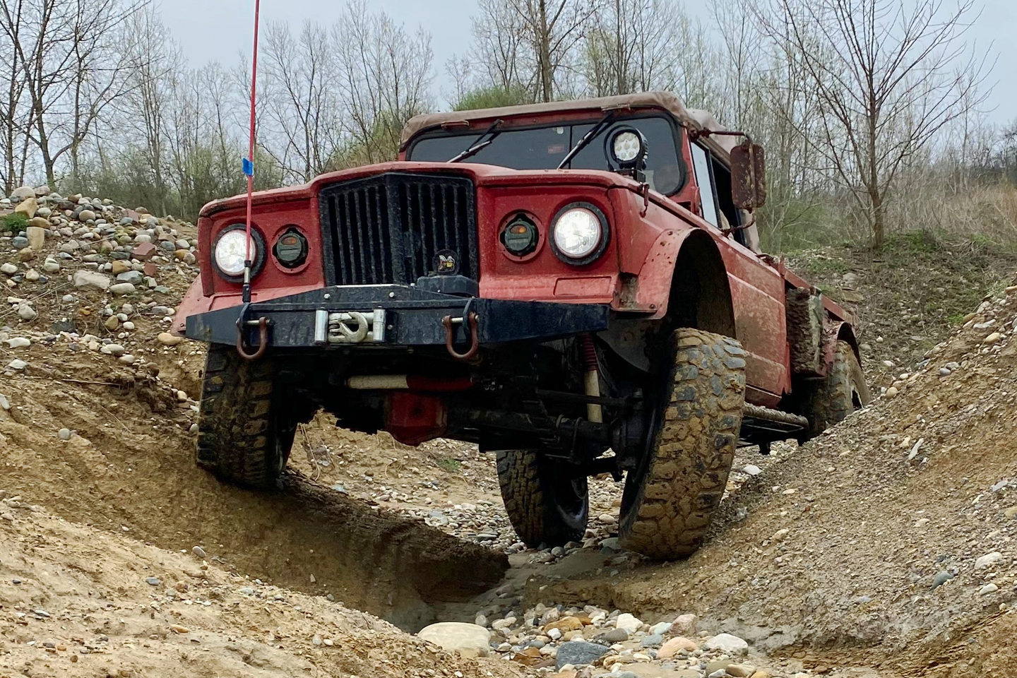This Vintage Kaiser M715 Runs Rowdy Dodge 8.0-Liter V10 Power