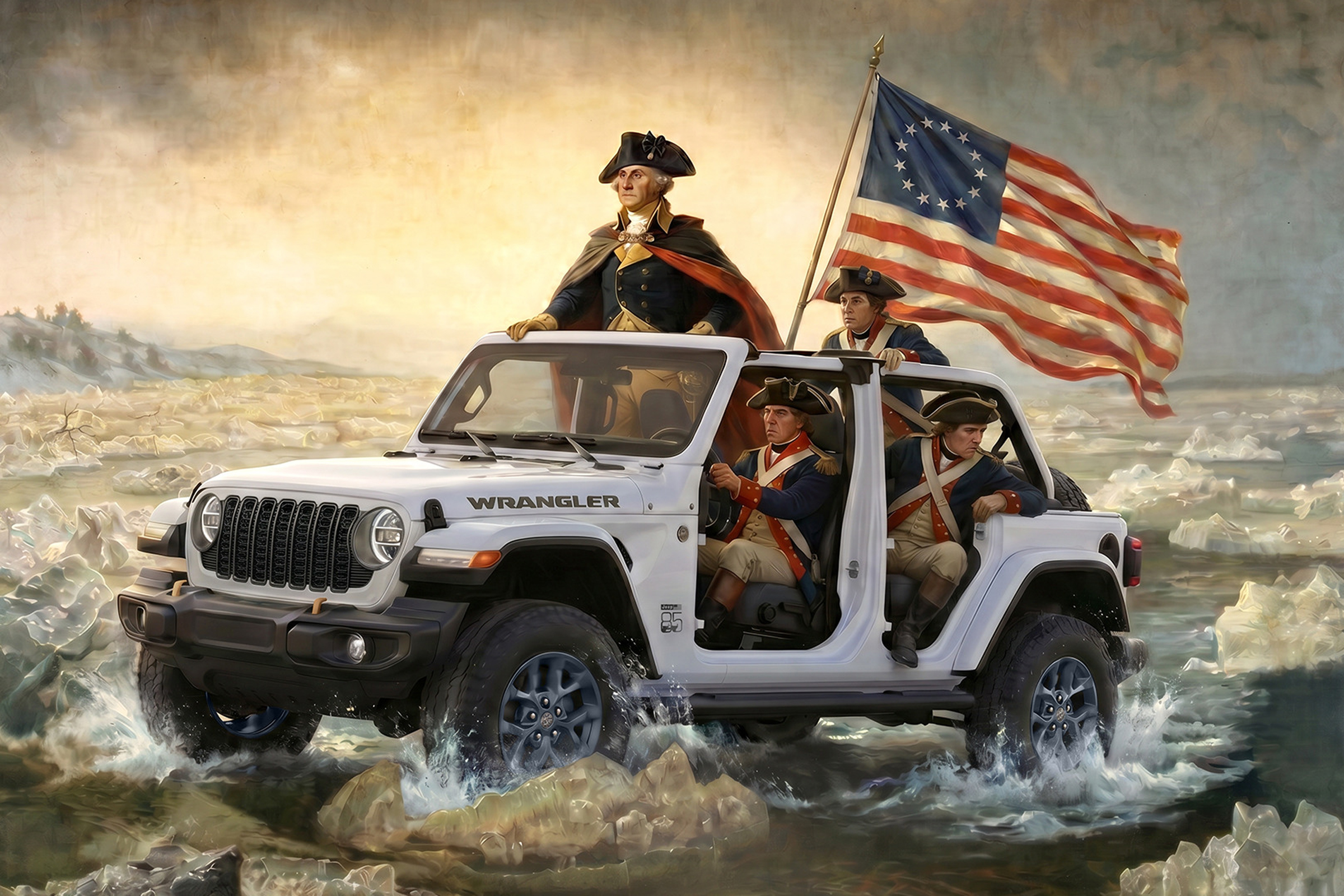 Jeep’s World Cup promo is peak America: free Wranglers for George Washington (yes, legally)