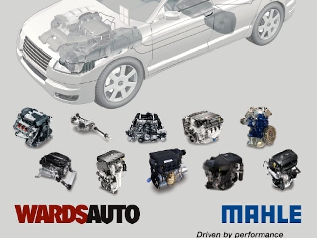 Mahle/WardsAuto Produces Chart Detailing All North American Engines