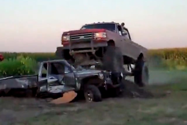 VIDEO: Tall Tires Don't Make A Monster Truck - Wait For It ...