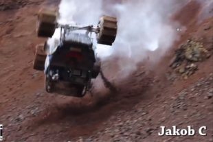 VIDEO: Detached Steering Wheel Meets Vertical Incline, Drama Ensues