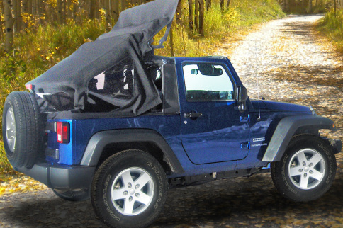 myTop Offers Motorized Soft Top for Jeep Wranglers