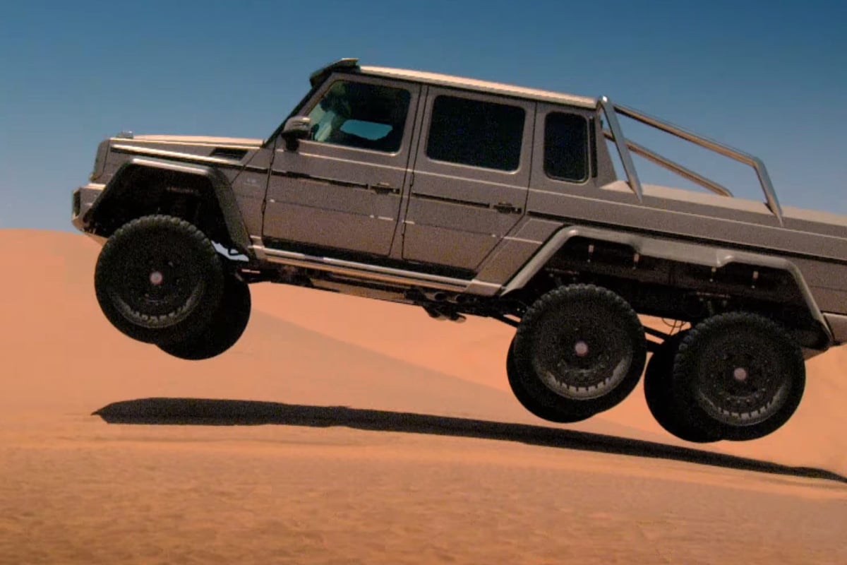 Video: Romping A MBZ G63 AMG 6x6 In Abu Dabui With Top Gear