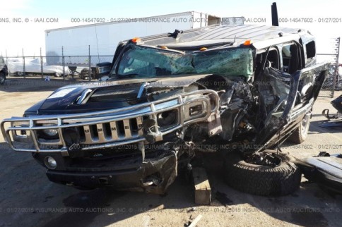 WTF: A 2006 Hummer H2 Hurried To The Grave After It Was Stolen