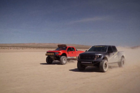 Video: Ford Raptors With Falken Tires Rip Through the Desert