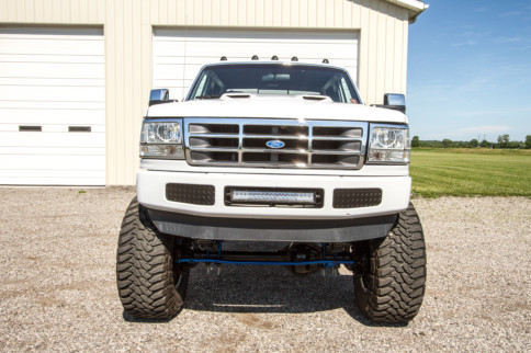 Douglas Strimpel’s 1996 F-350 Texas Truck Goes Big In The Midwest