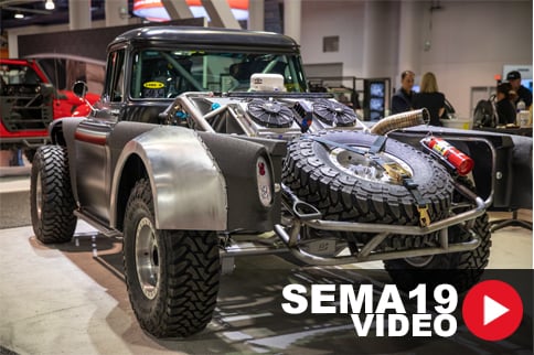 SEMA 2019: Jesse James Goes Off-Road For Line-X With 57 Chevy Cameo
