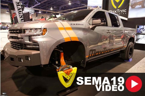 SEMA 2019: MaxTrac Suspension Showcasing Late-Model GM 2WD Lift Kits
