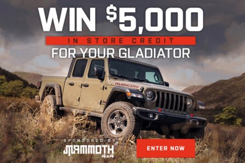 $5,000 Giveaway Contest From ExtremeTerrain And Mammoth 4x4