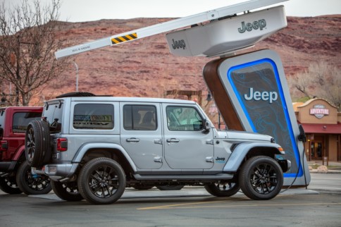 Jeep Creating Charging Station Network For Upcoming 4xe Wrangler