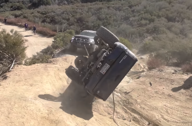 Video: Toyota Tacoma Gets A Disastrous Off-Road Recovery