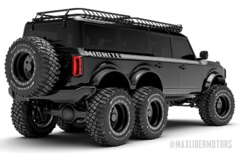 Maxlider Brothers Customs Introduces 2021 Ford Bronco 6X6