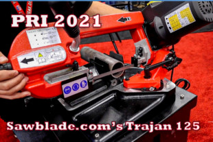 PRI 2021: Sawblade.com's Trajan 125 Portable Band Saw