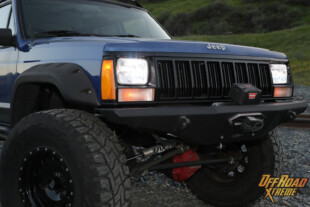 Jeep XJ Cherokee Upgrades Headlights With Holley RetroBright