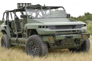 Getting Defensive: Electric Hummer ELRV Miltary Vehicle Debuts