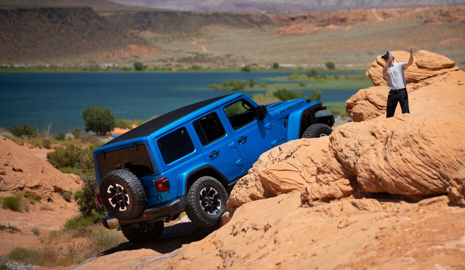 Playing Around At Sand Hollow State Park In A 2024 Jeep Wrangler