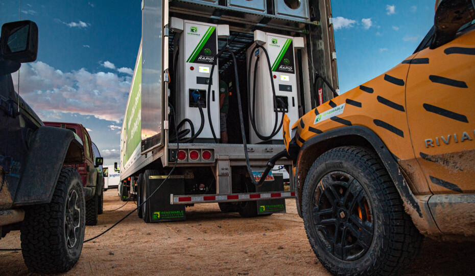 Here’s How The Rebelle Rally Charges EVs and Powers Base Camps In The Remote Desert