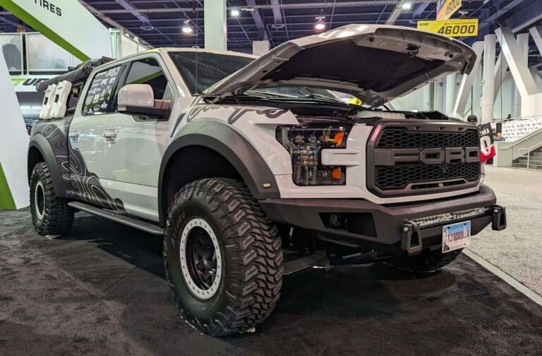 2023 SEMA Show: Atturo Tire Stands Out With Godzilla Swapped Raptor